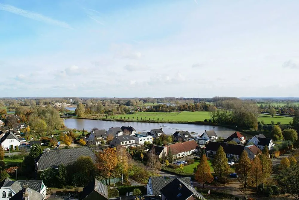 Giesbeek: Giesbeek vanaf de toren van de Martinuskerk